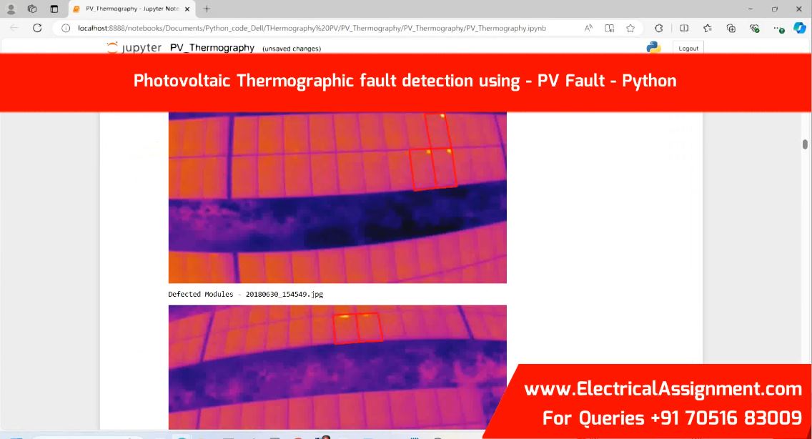 PV Thermography Fault Detection in Solar Panels Using Python screenshot 1